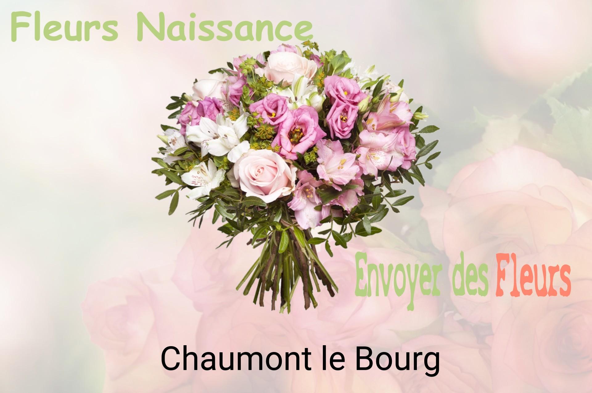 Bouquet de fleurs de naissance livré à Chaumont-le-Bourg